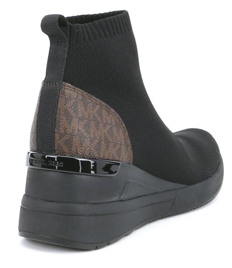 michael kors stretch knit sock sneaker|michael kors skyler bootie.